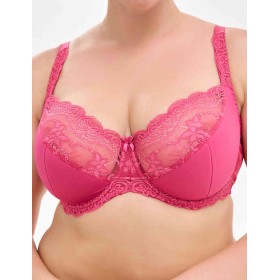 Бюстгальтер полумягкий VOVA SNEJANNA B54023 кармин, Цвет: кармин, Размеры: 80C