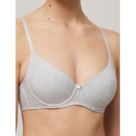 Хлопковый бюстгальтер Ysabel Mora 10044 COMFY светло-серый, Цвет: светло-серый, Размеры: 70C