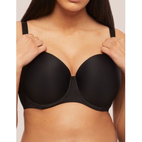 Бюстгальтер поролоновый гладкий Kinga HEIDI 861-BC черный, Цвет: черный, Размеры: 75D