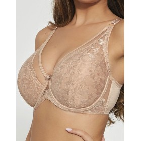 Бюстгальтер бралетт со съемным пуш-ап Kris Line OPAL bralette push up, Цвет: темно-бежевый, Размеры: 60FF