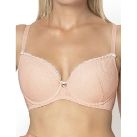 Формованный бюстгальтер пуш-ап Nipplex COCO P-UP, Цвет: пудра, Размеры: 80C