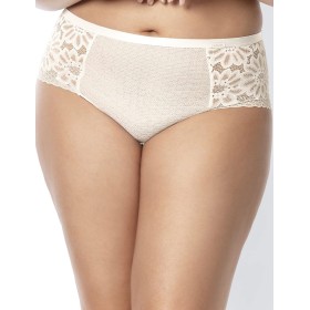 Высокие трусы слипы Nipplex CARMELA FIGI экрю, Цвет: экрю, Размеры: XL