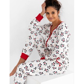 Домашний комбинезон Sensis PANDA KOMBINEZON, Цвет: белый, Размеры: L/XL