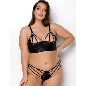 Сексуальный комплект Passion MALWIA BIKINI black, Цвет: черный, Размеры: 4XL/5XL