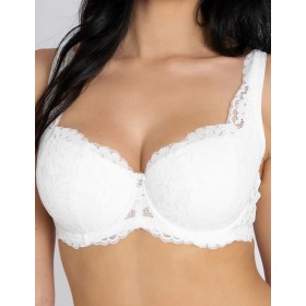 Бюстгальтер балконет тюльпан Subtille BELLA full cup молочный, Цвет: молочный, Размеры: 70D