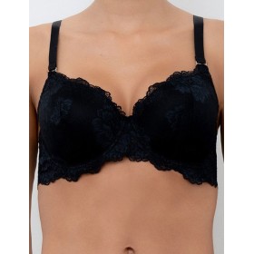 Бюстгальтер балконет Lormar FAVOLOSO nero, Цвет: nero (черный), Размеры: 80C