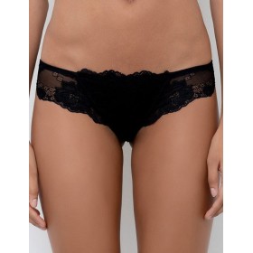 Трусы слипы кружевные Lormar PERFECT slip nero, Цвет: nero (черный), Размеры: S