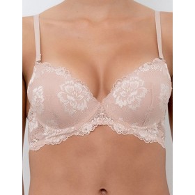 Бюстгальтер балконет пуш-ап с гелем Lormar PRESTIGE noisette, Цвет: noisette (телесный), Размеры: 65B