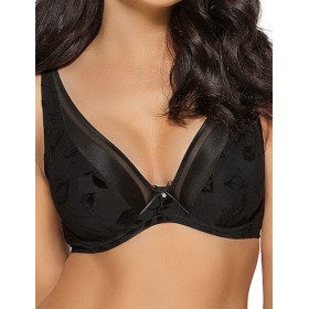 Бюстгальтер бралетт на косточках Ava MOSS 2023 M, Цвет: черный, Размеры: 80D