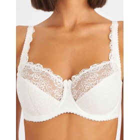 Бюстгальтер полумягкий Simona M 900 молоко, Цвет: молоко, Размеры: 95E