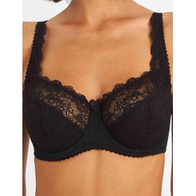Бюстгальтер полумягкий Simona M 900 черный, Цвет: черный, Размеры: 75F