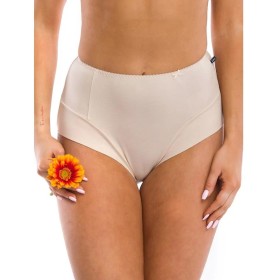 Комплект высоких трусов слипов Key LPF 001 (2 шт) бежевый, Цвет: бежевый, Размеры: 3XL