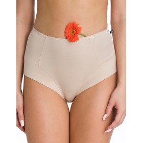 Набор трусов слипов с завышенной талией Key LPF 110 (2 шт) бежевый, Цвет: бежевый, Размеры: 3XL