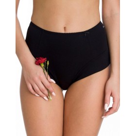 Набор трусов слипов с завышенной талией Key LPF 110 (2 шт) черный, Цвет: черный, Размеры: L