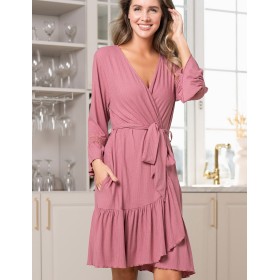 Трикотажный халат Mia-Amore LANA 1883, Цвет: какао, Размеры: L/XL