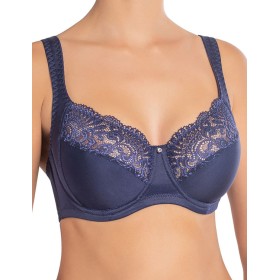 Бюстгальтер мягкий с подкроем Nikol Djumon 132 15B темно-синий, Цвет: темно-синий, Размеры: 85I