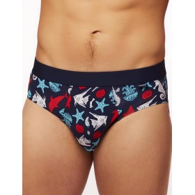 Мужские трусы слипы UNICONF PB50, Цвет: темно-синий, Размеры: M