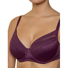 Бюстгальтер балконет пуш-ап Albina L SILUET 6085 слива, Цвет: слива, Размеры: 75C