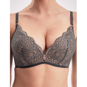 Бюстгальтер супер пуш-ап без косточек Alles LUSSO SUPER P-UP зеленый, Цвет: зеленый, Размеры: 65G