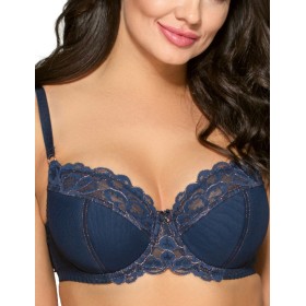 Бюстгальтер полумягкий Ava CASABELLA 1992 PU темно-синий, Цвет: темно-синий, Размеры: 90F