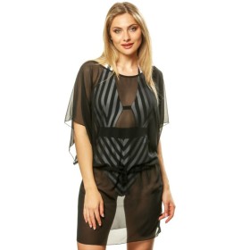 Пляжная туника Jolidon RFQ27 черный, Цвет: черный, Размеры: S