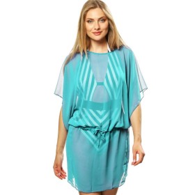 Пляжная туника Jolidon RFQ27 голубой, Цвет: голубой, Размеры: S