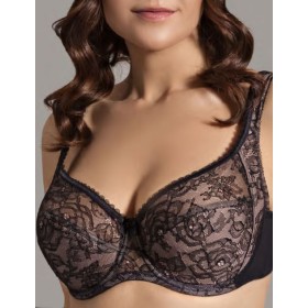 Бюстгальтер с полумягкой чашкой Misstyle 2507 черный, Цвет: черный, Размеры: 85D