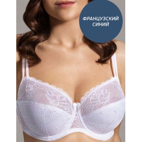 Классический бюстгальтер полупоролон Misstyle 2521 французский синий, Цвет: французский синий, Размеры: 90B