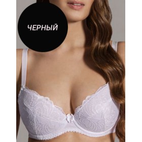 Бюстгальтер балконет пуш-ап Misstyle 2542 черный, Цвет: черный, Размеры: 75B