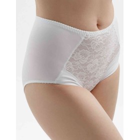Высокие трусы слипы Misstyle 5009 белый, Цвет: белый, Размеры: L