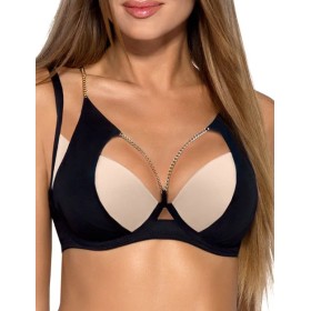 Бюстгальтер формованный с пуш-ап Novika CHLOE N01 PUSH UP черный, Цвет: черный, Размеры: 65B