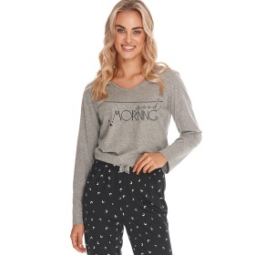 Женская пижама с брюками Taro 2556/2807 ANA серый/черный, Цвет: серый/черный, Размеры: S