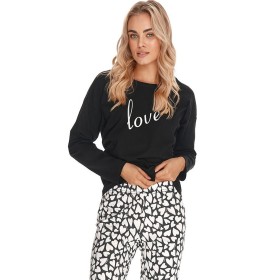 Пижама из хлопка Taro 2572-01 NICOLE черный, Цвет: черный, Размеры: S