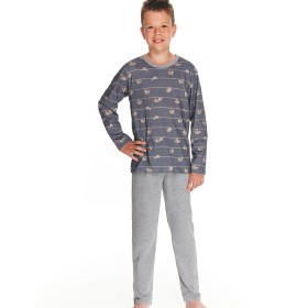 Детская пижама для мальчика Taro 2621-2622 HARRY, Цвет: графит, Размеры: 98