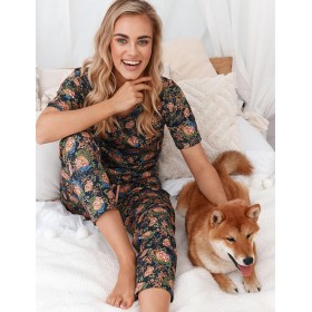 Женская пижама из хлопка Taro 2775 NOLITA черный, Цвет: черный, Размеры: S