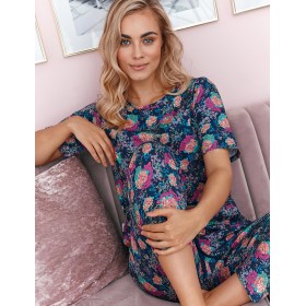 Женская пижама из хлопка Taro 2775 NOLITA темно-синий, Цвет: темно-синий, Размеры: S