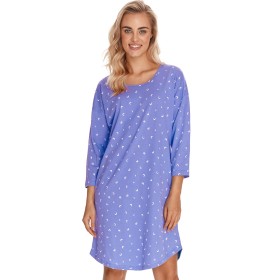 Хлопковая сорочка Taro 2778 RAISA васильковый, Цвет: васильковый, Размеры: S