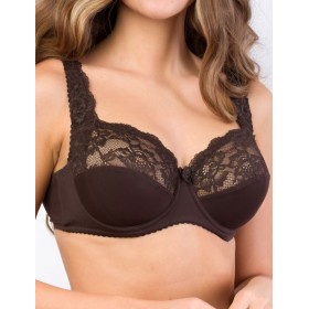 Бюстгальтер мягкий с подкроем Elli 1012 шоколад, Цвет: шоколад, Размеры: 90C
