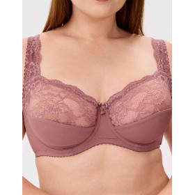 Бюстгальтер мягкий с подкроем Elli 1012 кофейно-розовый, Цвет: кофейно-розовый, Размеры: 75G