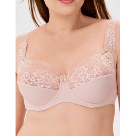 Бюстгальтер мягкий с подкроем Elli 1012 серебристый пион, Цвет: серебристый пион, Размеры: 85D