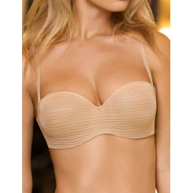 Бюстгальтер бандо пуш-ап Amelie FORTUNA 8011 золотой new, Цвет: золотой, Размеры: 75D