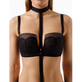 Чокер Coquette Revue DOTS 31114-06, Цвет: черный, Размеры: UN