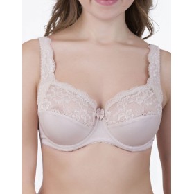 Бюстгальтер мягкий с подкроем Elli 1010 серебристый пион, Цвет: серебристый пион, Размеры: 90I