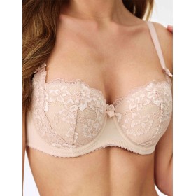 Бюстгальтер балконет Elli 7055 серебристый пион, Цвет: серебристый пион, Размеры: 90F