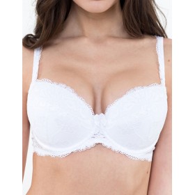 Бюстгальтер балконет пуш-ап Elli 8040 белый, Цвет: белый, Размеры: 70E