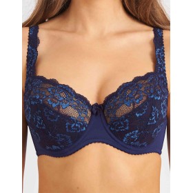 Бюстгальтер полумягкий Elli 9000 темно-синий, Цвет: темно-синий, Размеры: 75G
