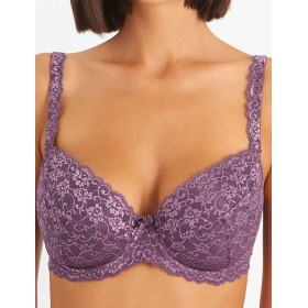 Бюстгальтер балконет пуш-ап Simona M 870 гортензия, Цвет: гортензия, Размеры: 70E