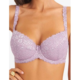 Бюстгальтер балконет пуш-ап Simona M 870 туман, Цвет: туман, Размеры: 75C