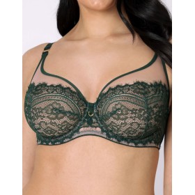Мягкий бюстгальтер для большого бюста Subtille GRACE soft, Цвет: изумруд, Размеры: 65M