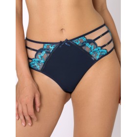 Трусы бразилиана Subtille JESSIKA BLUE braz, Цвет: темно-синий+бирюза, Размеры: S